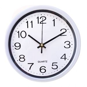 8 Inch Plastic Frame <b>Wall</b> <b>Clock</b> Silent for Living Room Decoration - Product Image 5