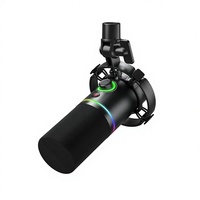 Microphone dynamique cardioïde PD200X, XLR/USB, filaire, pour jeux, enregistrement, streaming, microphone de bureau en métal, réduction automatique du bruit