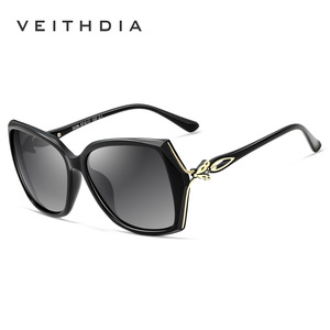 Veithdia – lunettes de soleil polarisées pour femmes, verres UV400 TAC, monture en plastique et métal, mode voyage, protection solaire 3039 - Product Image 4