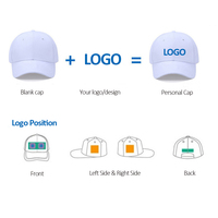 Gorra Deportiva de Algodón de 6 Paneles al por Mayor Gorras Lisas con Logotipo Bordado en 3D Gorra de Béisbol Personalizada