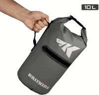 Bolsa Impermeable Enrollable con Separación para Objetos Mojados, Mochila de un Solo Hombro para Snorkel, Senderismo, Navegación, Rafting, Viajes a la Playa