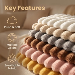 <span class=keywords><strong>Tissu</strong></span> en velours côtelé micro-doux en polyester de qualité supérieure, couleur personnalisée, 2,5 wales, pour revêtement de canapé - Product Image 2