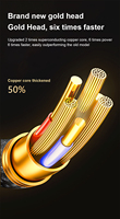 Kabel Data PD 100W pengisian daya cepat, kabel transparan Waktu Nyata tampilan Digital nilon
