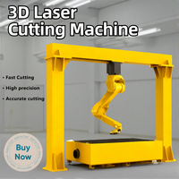 Máquina de Corte por Láser de Fibra Robótica 3D para Acero Inoxidable, Acero Angular, Acero de Canal, Viga en I en Piezas de Automóviles y Construcción Naval