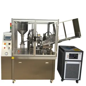 Automatische Tandpasta Epoxy Pasta Vet Advertenties Super Lijm Zachte Buis Vulling Sluitmachine Plastic Sluitmachine Voor Kraft