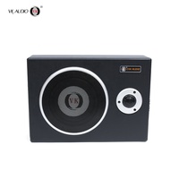 Caisson de basses actif VK Pioneer 6 pouces, subwoofer fin, bobine simple, DC 12V, 4 ohms, sous le siège, audio de voiture