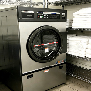 Secadora Comercial de 15kg y 25kg para Uso Hospitalario, Totalmente Automática, 220V, Acero Inoxidable, Calentamiento por Vapor Frontal para Secado de Ropa - Product Image 5