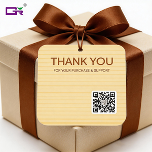 بطاقة شكر مخصصة للأعمال الصغيرة، طباعة بطاقات هدايا مقاومة للماء - Product Image 4