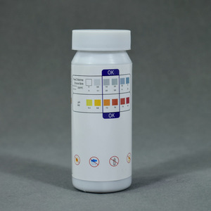 Tiras de prueba para piscinas 2 en 1 para medir el pH y el cloro, para la calidad del agua de piscinas - Product Image 1