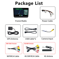 Autoradio Android 9 pouces 2 Din Octa-Core WIFI 4G DSP Carplay GPS Navigation pour Toyota Hilux Surf 1996~2002