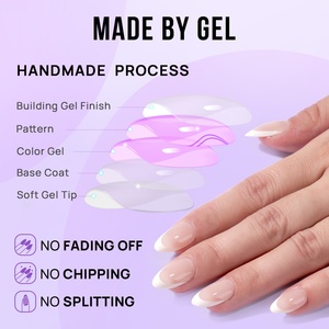 Fournisseur de faux ongles Btartbox, ongles artificiels, faux ongles, ongles personnalisés en gros, gels doux de luxe, ongles à presser - Product Image 4