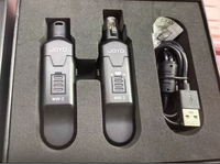 JOYO MW-2 Émetteur-récepteur de microphone sans fil Convertisseur filaire-sans fil Plug-and-Play Compatible avec les microphones dynamiques et à condensateur