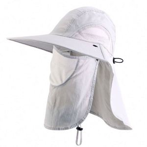 หมวกกันแดดปีกกว้างแบบสบายๆ สำหรับกิจกรรมกลางแจ้ง ป้องกันรังสียูวี กันน้ำ เหมาะสำหรับเดินทาง ใช้ได้ทุกวัน 男女 ใช้ได้ทั้งตกปลา ทำสวน - Product Image 6