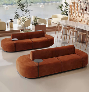 Sofá comercial de doble cara – Asientos modernos para recepción en salones de belleza, cafeterías, restaurantes, vestíbulos de oficinas y áreas de descanso - Product Image 4
