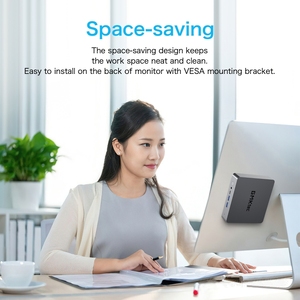 GMK KB9 Win 11 <span class=keywords><strong>Mini</strong></span> <span class=keywords><strong>PC</strong></span> avec 16 Go de RAM 512 Go de ROM <span class=keywords><strong>AMD</strong></span> <span class=keywords><strong>Ryzen</strong></span> <span class=keywords><strong>5</strong></span> <span class=keywords><strong>5600U</strong></span> Quad Core WiFi sans fil de haute qualité pour les jeux EU/US Plug - Product Image 6