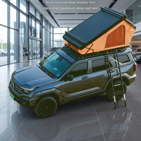 Tente de toit en aluminium pour voiture, camping-car tout-terrain, avec panneau solaire, étanche quatre saisons, 5000 mm, vue panoramique