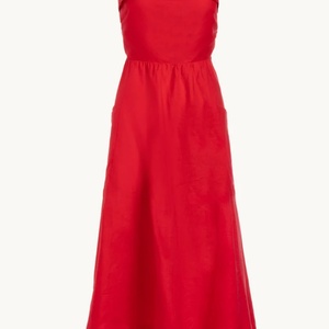 Nuevos Vestidos de Lino para Mujer, Moda de Verano, Elegantes, sin Tirantes, Estilo Smoking, Holgados, de Cintura Alta, Maxi, Casuales - Product Image 3