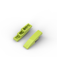 Bloques de Construcción Curvos de Plástico ABS 61678/11153, 4X1, Lisos, para Construcción de Juguetes DIY, Modelos Creativos, MOC Personalizados