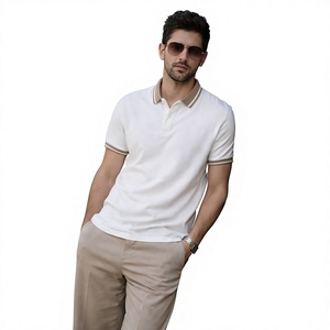 Chemises polo pour hommes de qualité supérieure, manches courtes, col classique, respirantes, décontractées, pour le golf, broderie de logo personnalisée, vêtements de sport, vente en gros - Product Image 5