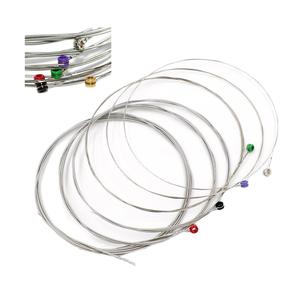 Juego de Cuerdas para Guitarra Eléctrica de 6 Cuerdas, Calibre 009, Acero Inoxidable, con Extremos de Bola Coloridos, de Proveedor Chino - Product Image 1