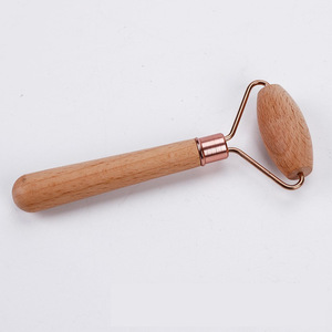 Rodillo de masaje Facial de madera Natural, herramienta Gua <span class=keywords><strong>Sha</strong></span>, doble o individual, OEM - Product Image 2