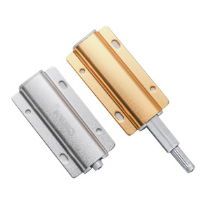 Ouvre-porte d'armoire Jiufa 45 mm 85 mm, dispositif de rebond magnétique en alliage d'aluminium avec bouton poussoir pour placard - Product Image 4