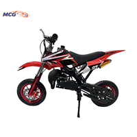 Motocicleta de Bolsillo MCG para Niños, 49cc, Eléctrica, Motor de 500W, Velocidad Máxima de 40-60km/h, Neumáticos Resistentes, Suspensión Delantera/Trasera