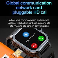 Jam Tangan Pintar Android PGD WATCH Layar HD 2.03in Kamera Ganda 200W+800W Kartu SIM 4G Monitor Detak Jantung WiFi