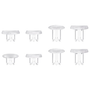 Clear 4 Heights 3 Surfaces Grips ThumbsGear Interchangeable Thumbsticks Analog Thumb Sticks Caps for PS5 <b>Edge</b> Controller - Product Image 3