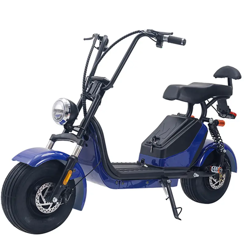 Kalite güvencesi lityum pil elektrikli motosiklet yetişkinler için 2 kişilik iki tekerlekli elektrikli scooter