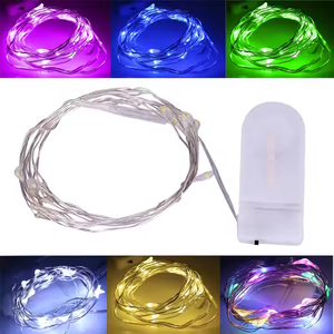 <span class=keywords><strong>Guirlande</strong></span> <span class=keywords><strong>lumineuse</strong></span> LED miniature de Noël alimentée par piles, 1-5 m, fil de cuivre, <span class=keywords><strong>pour</strong></span> intérieur, mariages, fêtes de Noël - Product Image 3