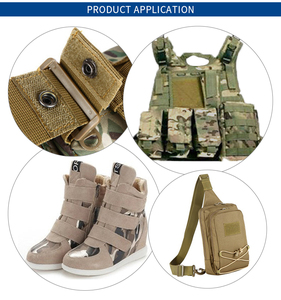 شريط فيلكرو مموه من النايلون المخملي مخصص - مثالي لخياطة الملابس ومشاريع الأعمال اليدوية، غير لاصق - Product Image 6