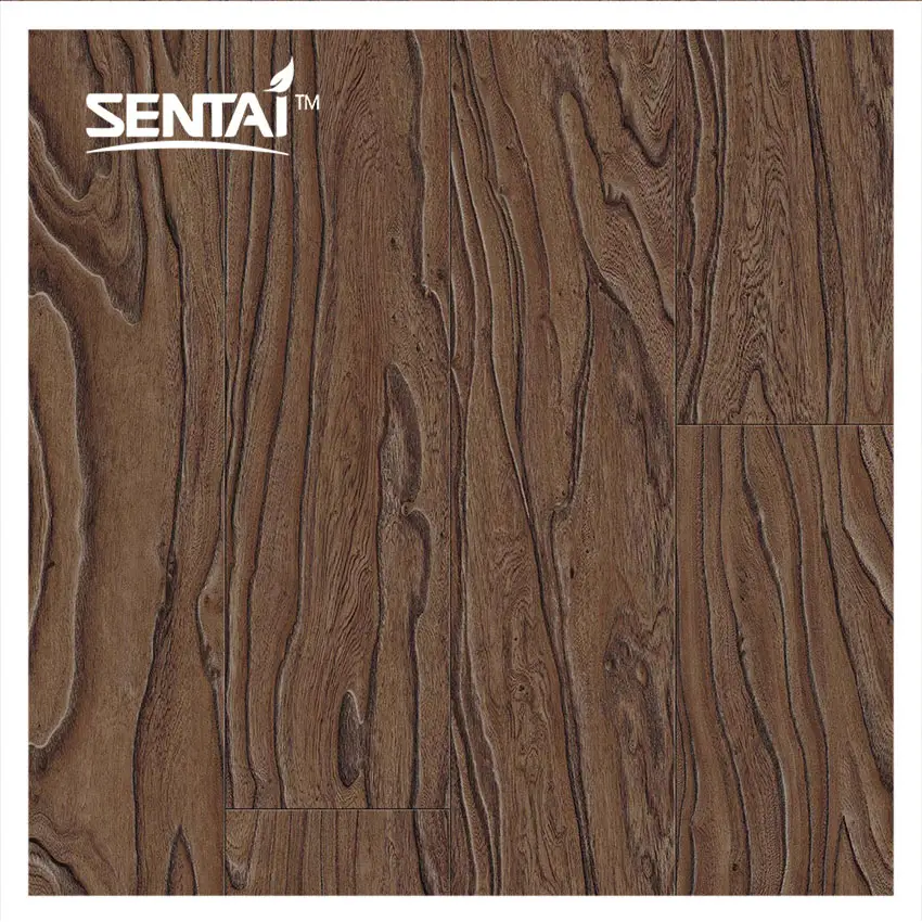 Hot Sale Anhui Sentai Vinyl Flooring Wear Resistant Indoor PVC EIR Interlock Plastic Flooring