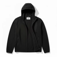 Blouson Bomber Unisexe Noir Camouflage Enduit, Fermeture Éclair Intégrale, Imperméable, Coupe-Vent, Vêtement d'Extérieur Formel, Idéal Printemps, Coupe Droite