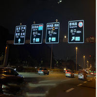 Poteau de signalisation à affichage LED d'extérieur Écran publicitaire en acier étanche pour l'utilisation de Road Square & Intersection