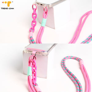 Cordon long en polyester de haute qualité, pratique, détachable, <span class=keywords><strong>collier</strong></span> transversal pour étuis de téléphone portable avec sangle 17 Pro Max - Product Image 4