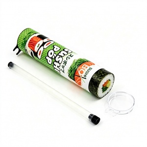 Custom Eco Friendly Food Grade Push up Sushi Paper Tube Packaging Sweetheart Omelet <b>Container</b> - Product Image 1