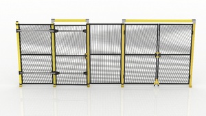 Recinzione di Sicurezza Modulare BRIO per Macchinari Industriali, in Metallo Durevole ed Ecologico, Facilmente Assemblabile, Rete Metallica per Officine e Magazzini - Product Image 4