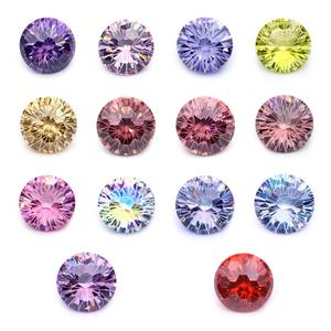 ALTA CALIDAD REDONDA 8A Rose Cut Cubic Zirconia 8mm <span class=keywords><strong>Millennium</strong></span> Rose Forma REDONDA CZ Piedra sintética Piedra preciosa suelta - Product Image 6