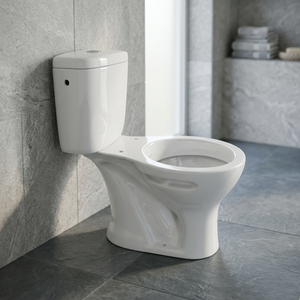 Inodoro dividido de WC montado en el suelo de baño de dos piezas sanitario de cerámica directo de fábrica india a precio barato - Product Image 6