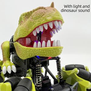 1/18 4WD juguetes <span class=keywords><strong>de</strong></span> sonido ligero niños agua pulverizada Control remoto truco niños monstruo camión neumático Rc dinosaurio Coche - Product Image 5