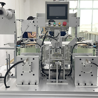 Industrie de la fabrication de machines de haute technologie Pliage de gants jetables en plastique PE et machine à emballer les gants, contrôle PLC