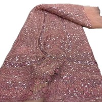 Champagne paillettes perles dentelle paillettes tissu brodé paillettes tissu bleu marine paillettes tissu pour robe de soirée femme