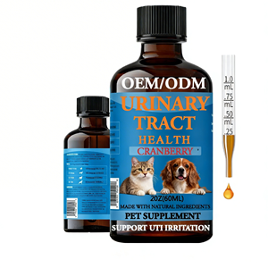 Gotas Líquidas <span class=keywords><strong>para</strong></span> el Tracto <span class=keywords><strong>Urinario</strong></span> con Sabor a Carne de Res, Alto en Proteínas, Apoyo <span class=keywords><strong>para</strong></span> la Salud de la Vejiga y los Riñones, Suplemento Nutricional <span class=keywords><strong>para</strong></span> <span class=keywords><strong>Perros</strong></span> y Gatos, OEM/ODM - Product Image 1