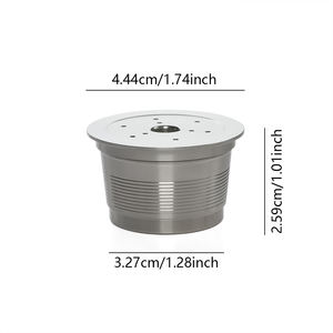 Hot Selling 1pod Set Herbruikbare Koffie Capsule Roestvrij Staal Navulbare Koffiepad Compatibel Met <span class=keywords><strong>Caffitaly</strong></span> Tchibo Cafissimo - Product Image 2