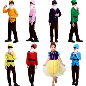 Costume des Sept Nains pour Halloween, Noël, Fêtes, Théâtre, Films, Jeux de Rôle, Incluant Pantalon et Haut - Product Image 3