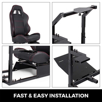 Siège de simulateur de course OEM/ODM, chaise de jeu, cockpit de voiture de course