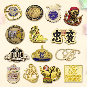 Customizable Japandi Soft Enamel for Lapel Pin Factory-Designed Metal Badge Die Casting Stamping Custom <b>Letter</b> Logo Metal Crafts - Product Image 1