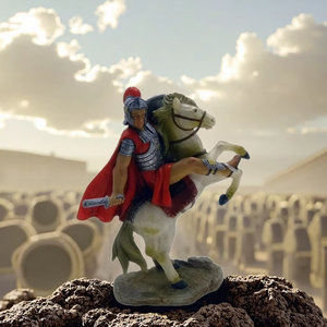 Résine Vintage Sculpture Soldat Romain Guerrier Statue Médiévale Chevalier Cavalier Chiffres avec <span class=keywords><strong>Course</strong></span> <span class=keywords><strong>de</strong></span> <span class=keywords><strong>Chevaux</strong></span> - Product Image 2