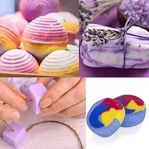 Poudre de mica de Pigment de titane de <span class=keywords><strong>couleur</strong></span> métallique violet clair pour bombes de bain de savon de résine époxy projets d'artisanat de bricolage, etc. - Product Image 4